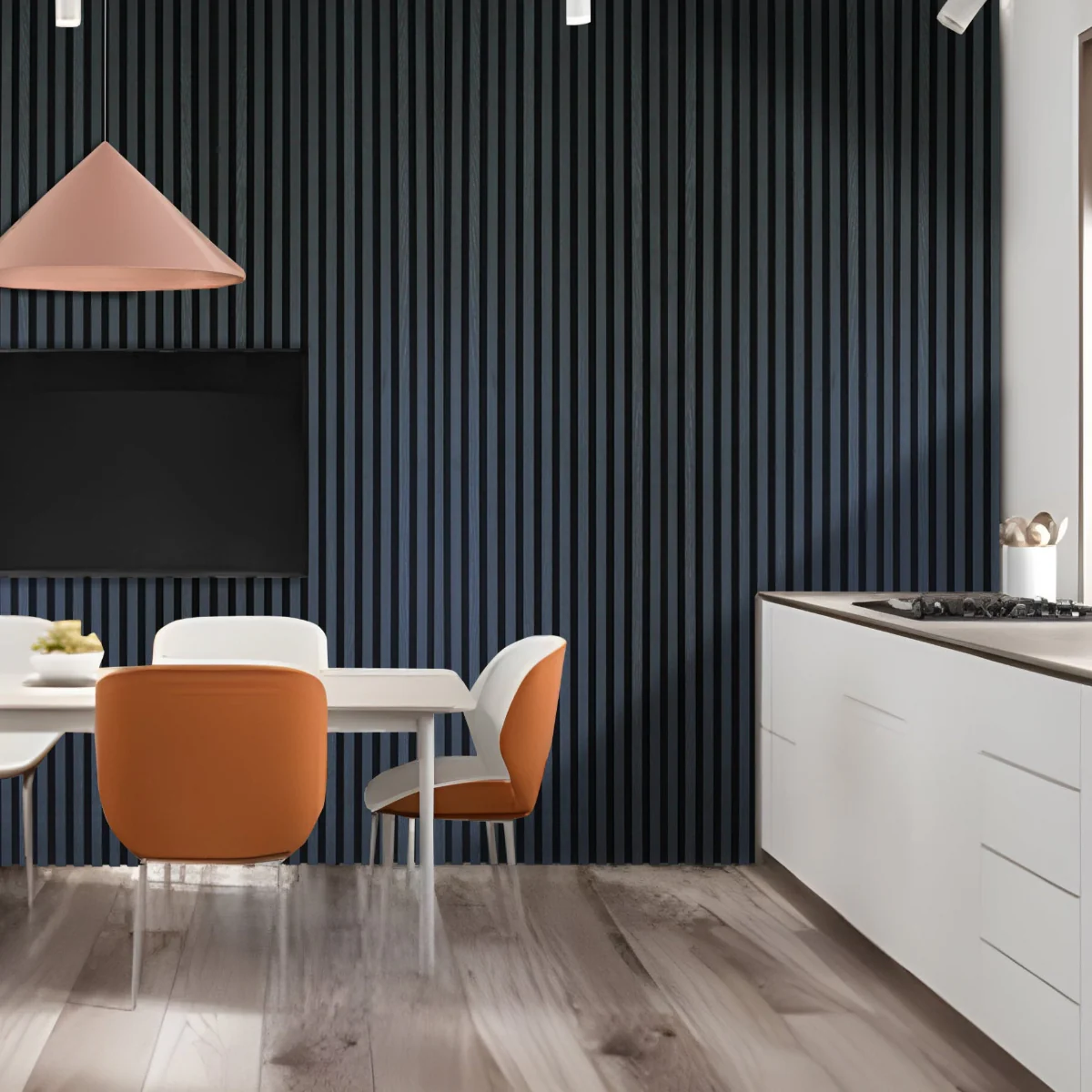 Acoustic Slat Wall Panels - Charcoal - Image 5