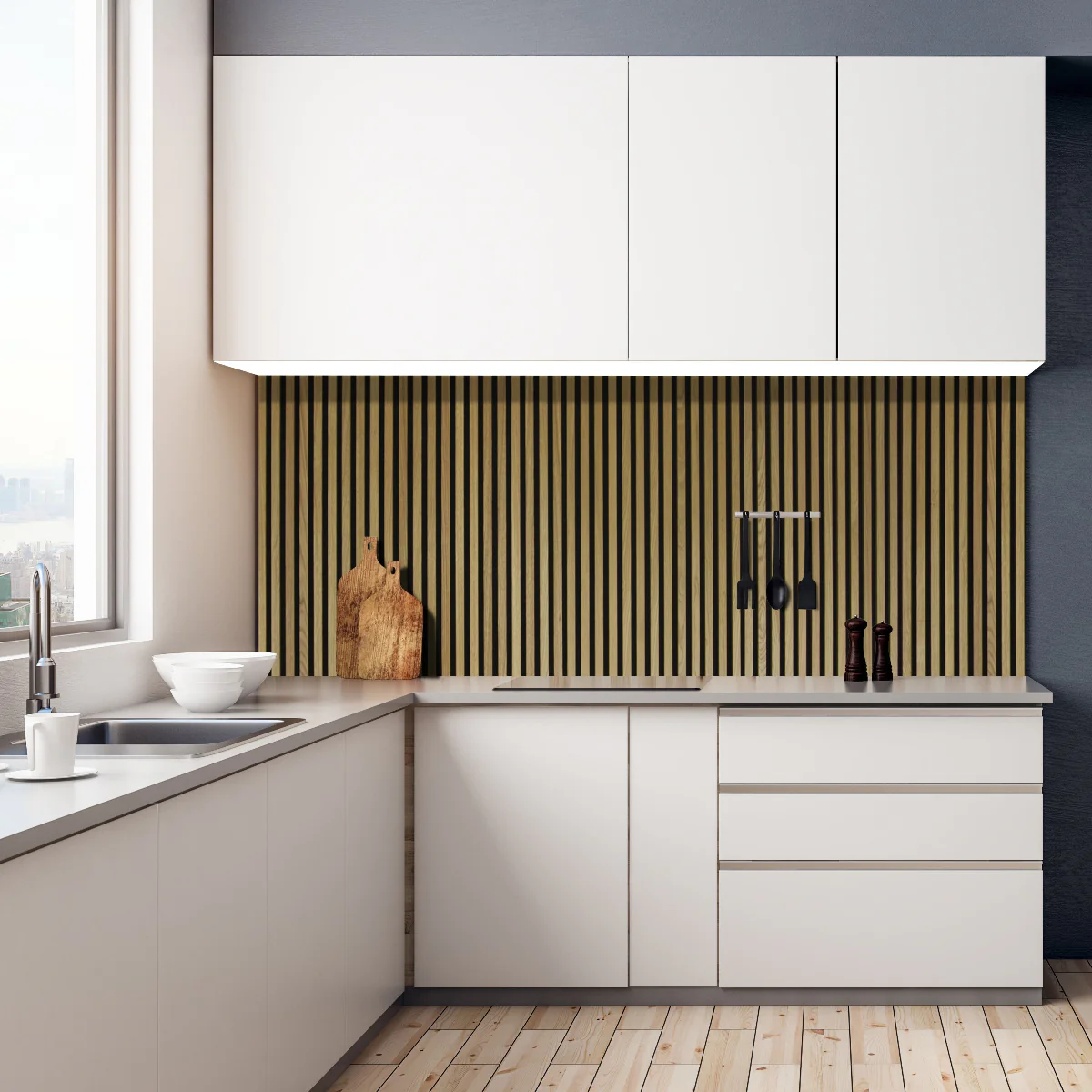 Acoustic Slat Wall Panels - Natural Oak - Image 10
