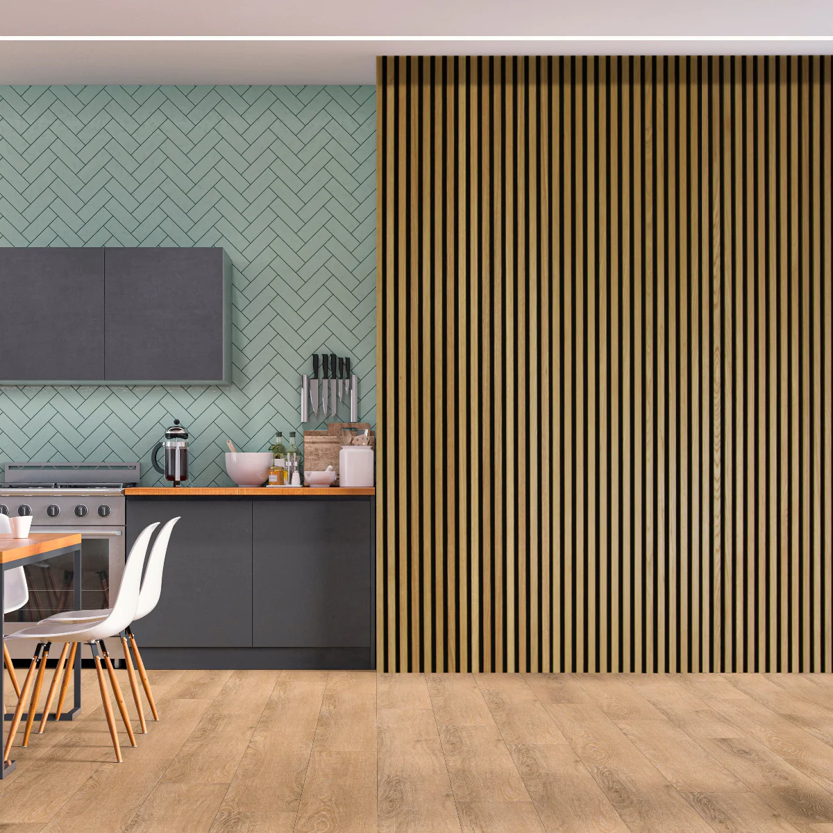 Acoustic Slat Wall Panels - Natural Oak - Image 11