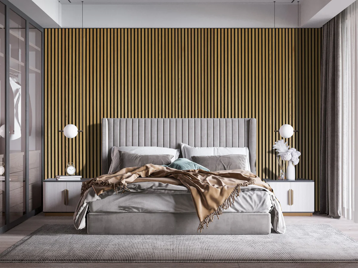 Acoustic Slat Wall Panels - Natural Oak - Image 4