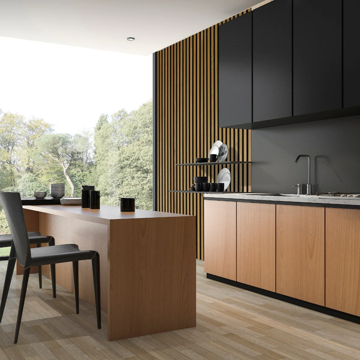 Acoustic Slat Wall Panels - Natural Oak - Image 7