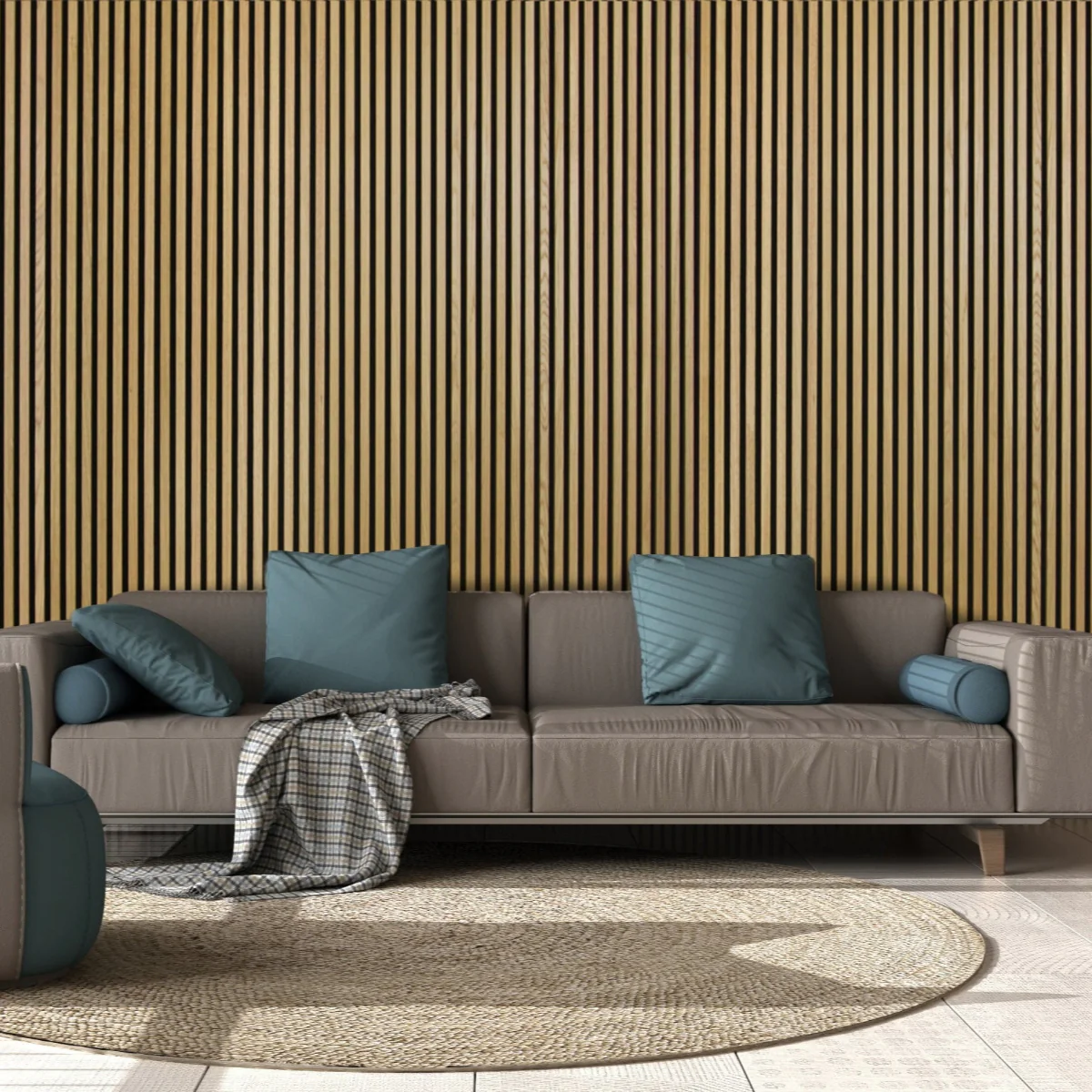 Acoustic Slat Wall Panels - Natural Oak - Image 9