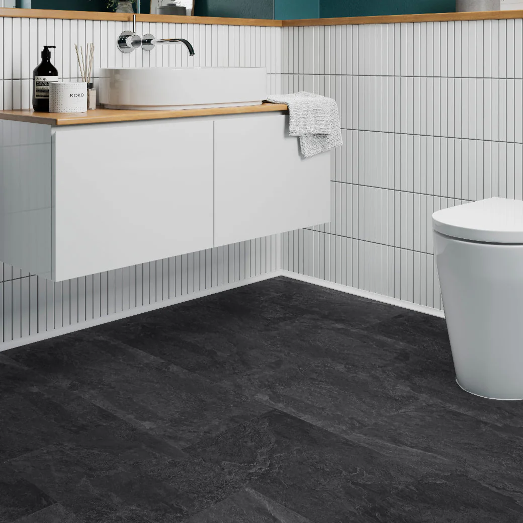 Charcoal Slate LVT Click Flooring - Image 3