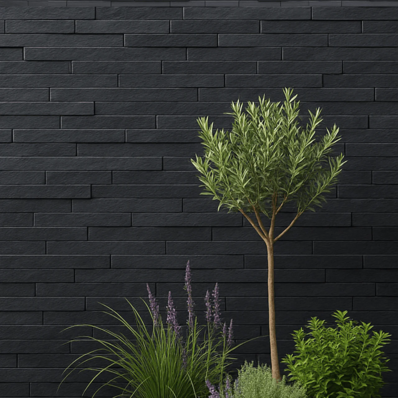 Split Face Wood Cladding - Smooth Charcoal - Image 7