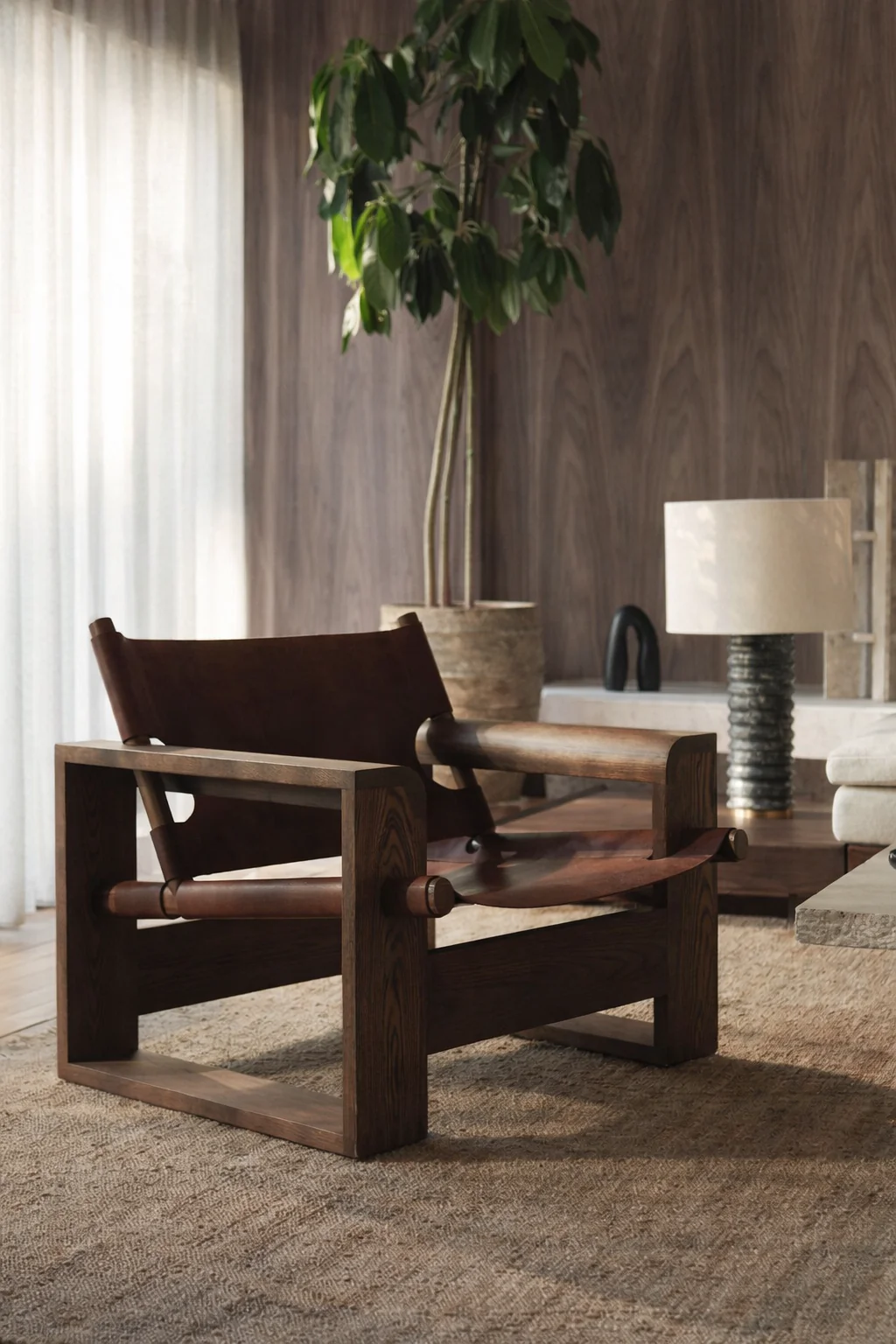 Walnut Veneer Wall Panels - Image 4
