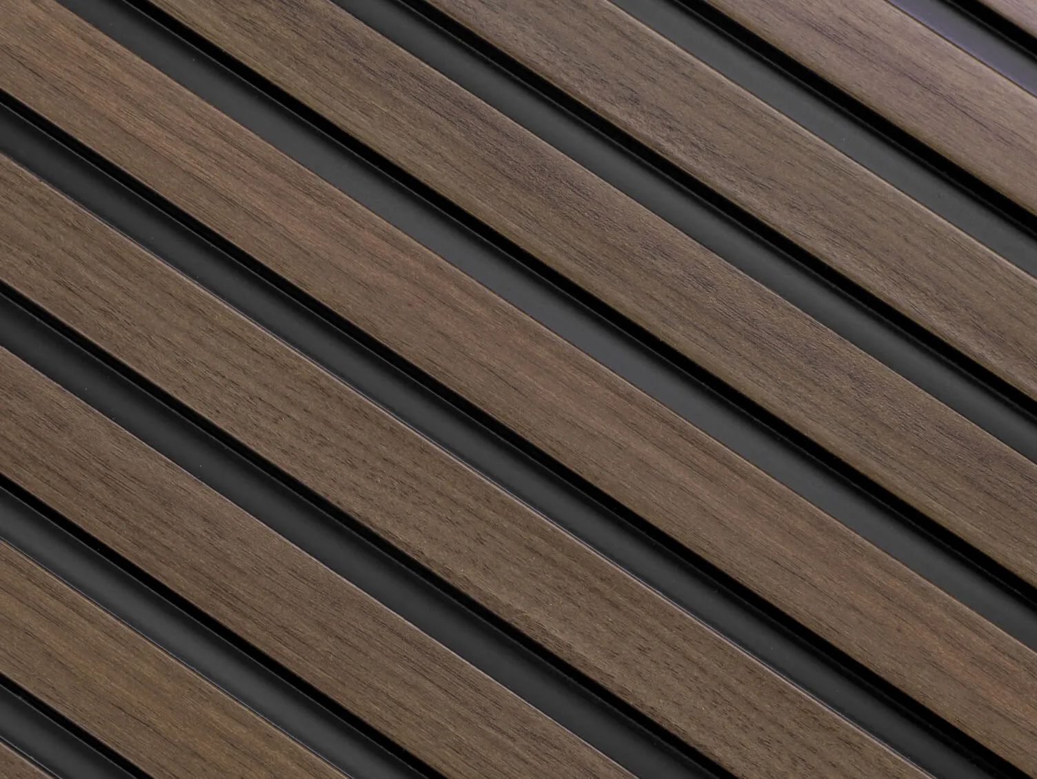 Waterproof Dark Oak Slat Wall Panels - Image 8