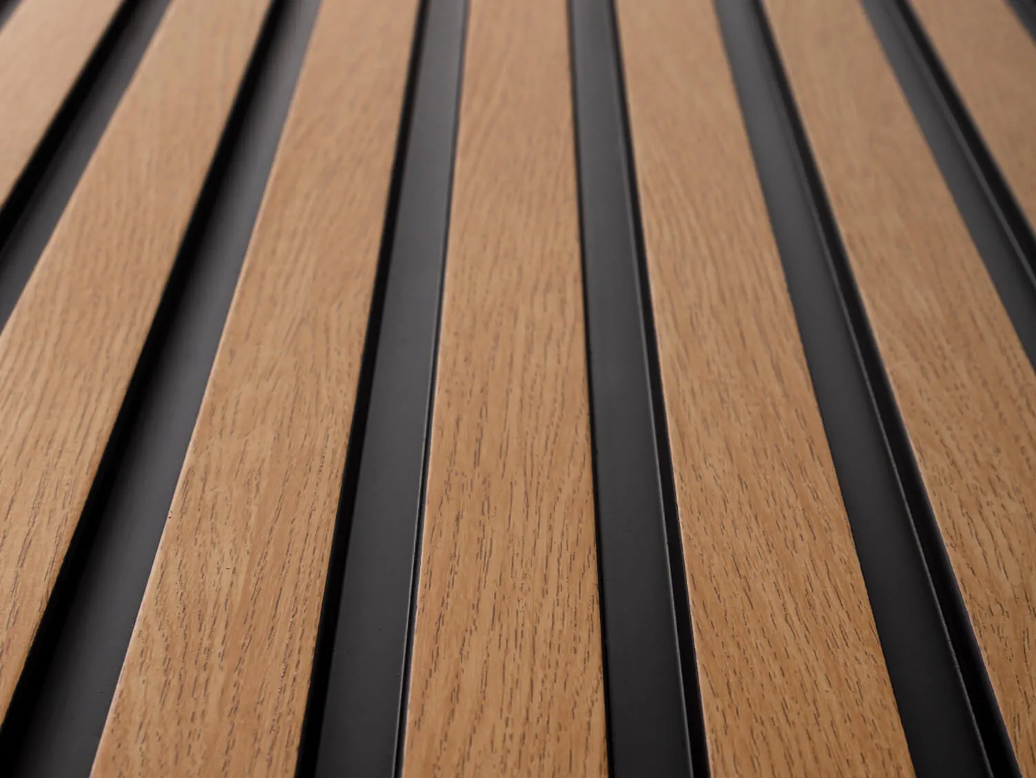 Waterproof Classic Oak Slat Wall Panels - Image 6