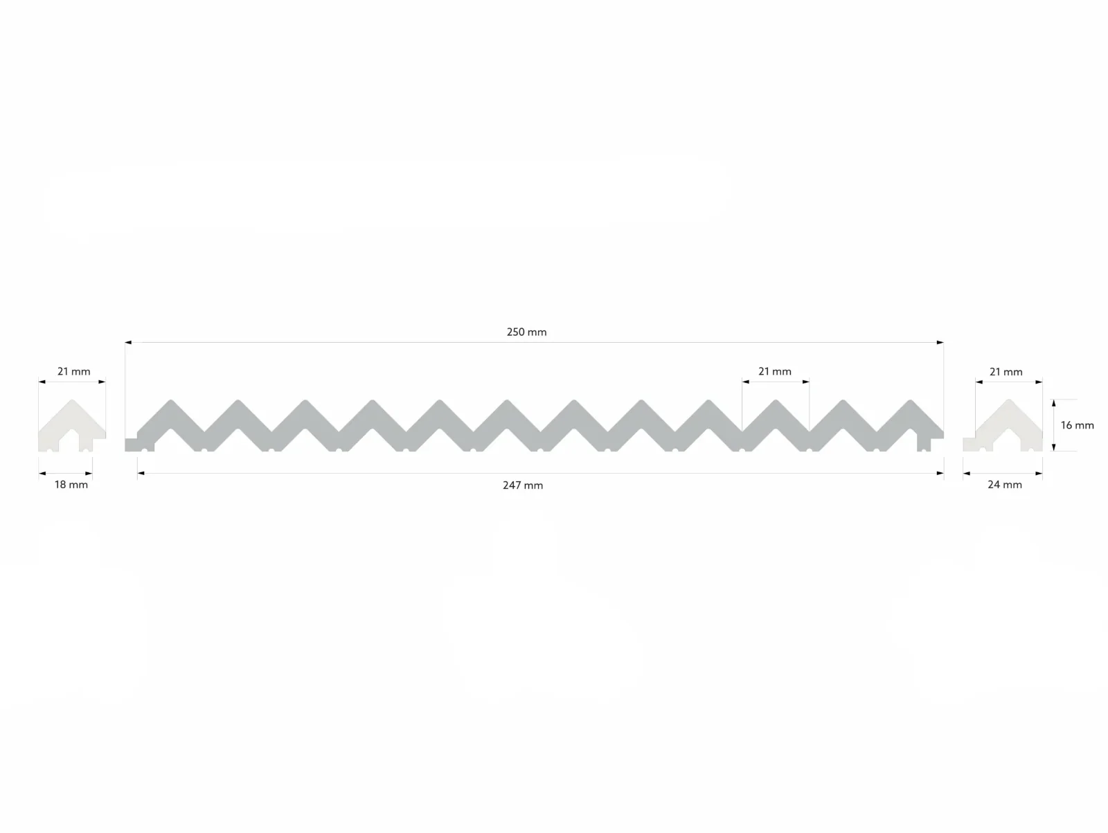 Waterproof Zigzag Wall Panels - Image 7