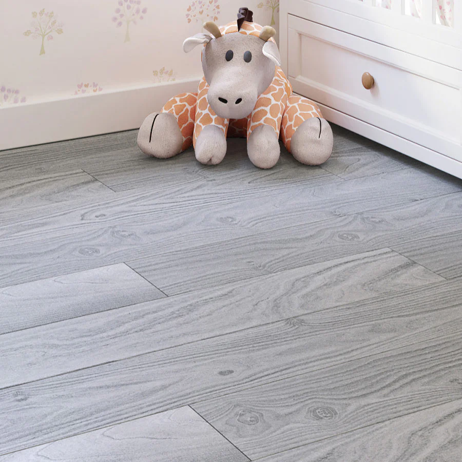 Light Grey Oak LVT Click Flooring - Image 3