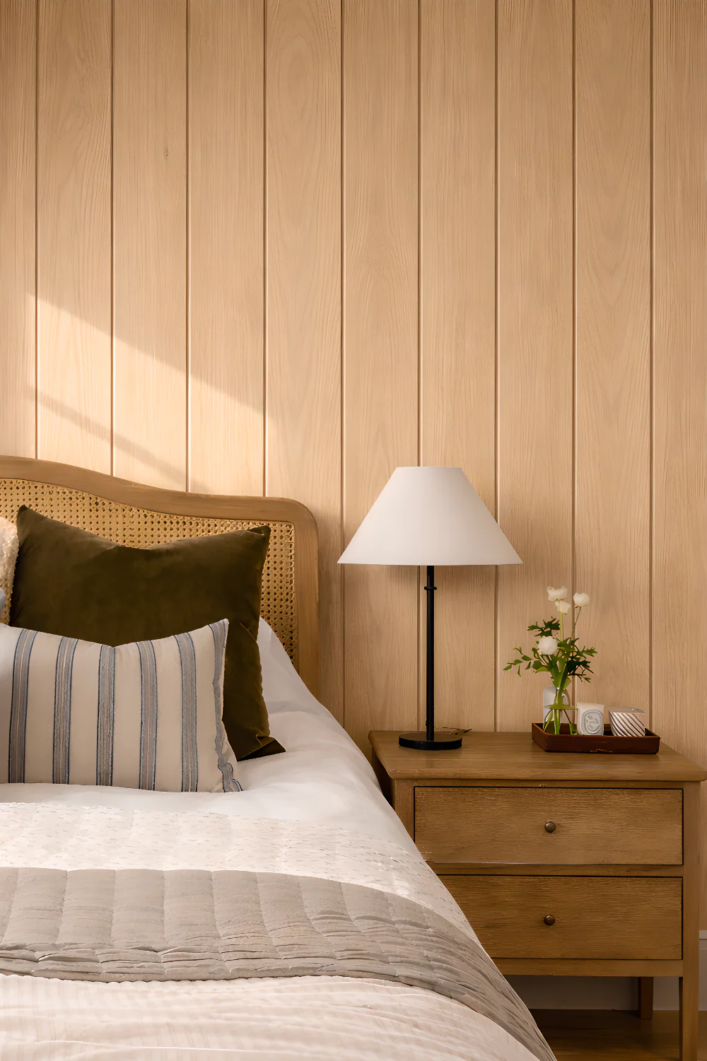 Wide Oak Veneer Tongue & Groove Wall Panels - Image 5